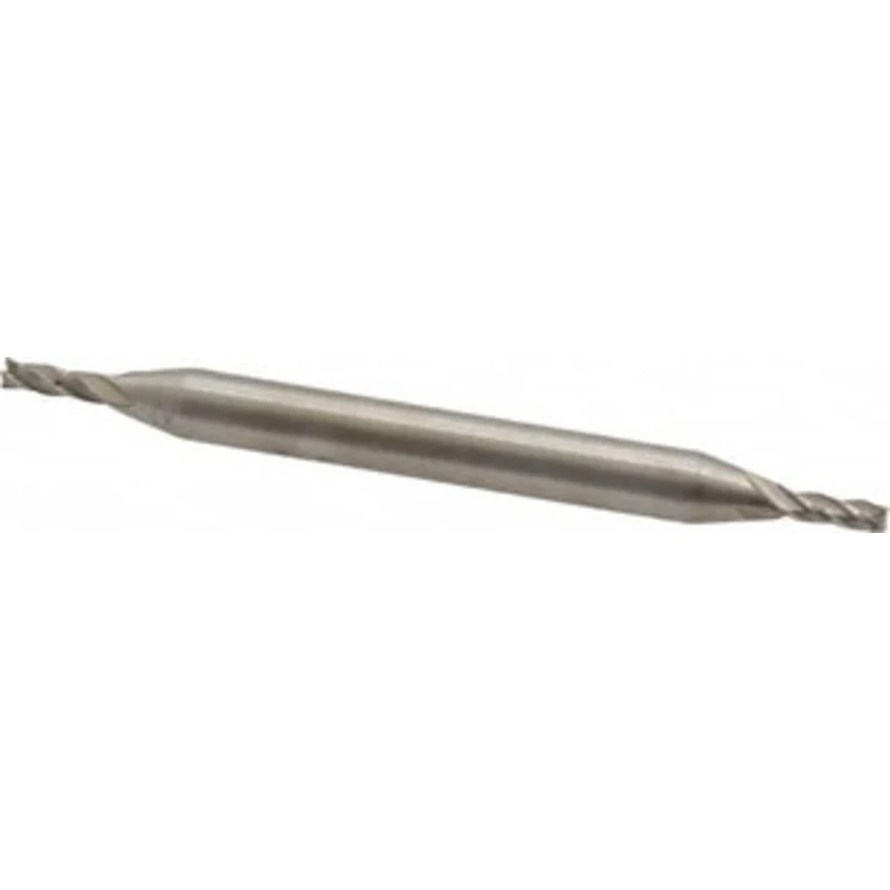 Value Collection 5/64, 15/64 LOC, 3/16 Shank Diam, 2-1/4 OAL, 4 Flute, Cobalt Square End Mill Double End, Uncoated, S...